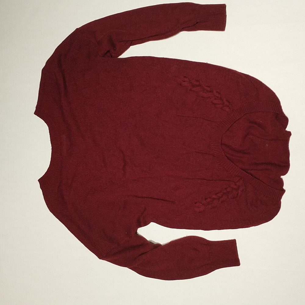Burgundy sweater